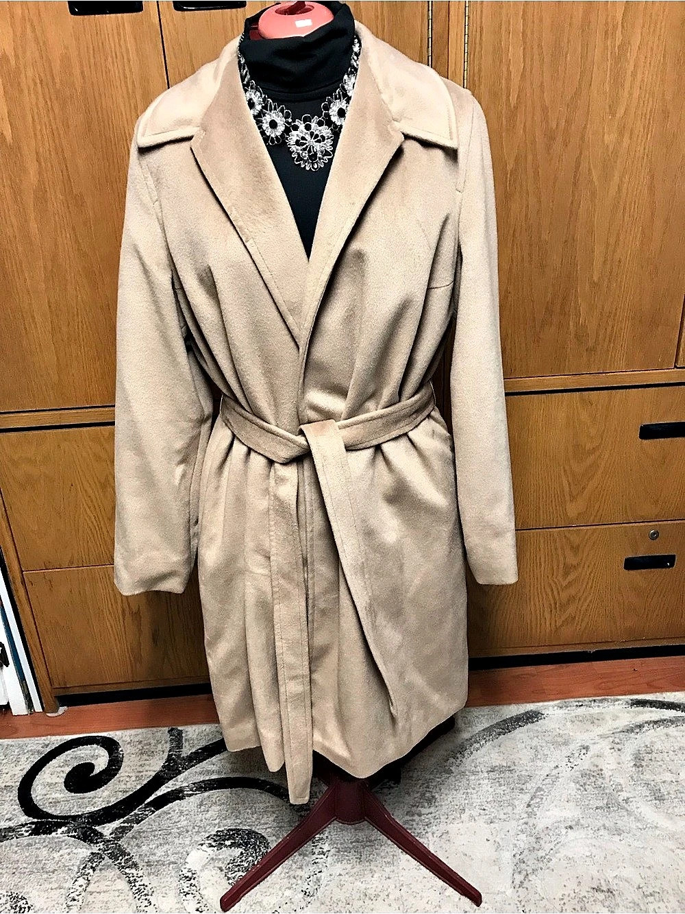 Bailey Belted Trench Coat in Beige XXL NWT